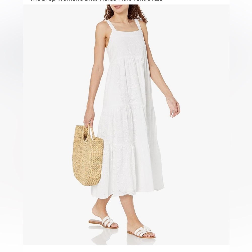 The Drop Women's Britt Tiered Maxi Tent Dress